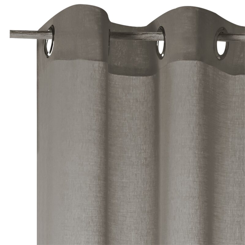 Voilage COLORS coloris taupe 140 x 260 cm