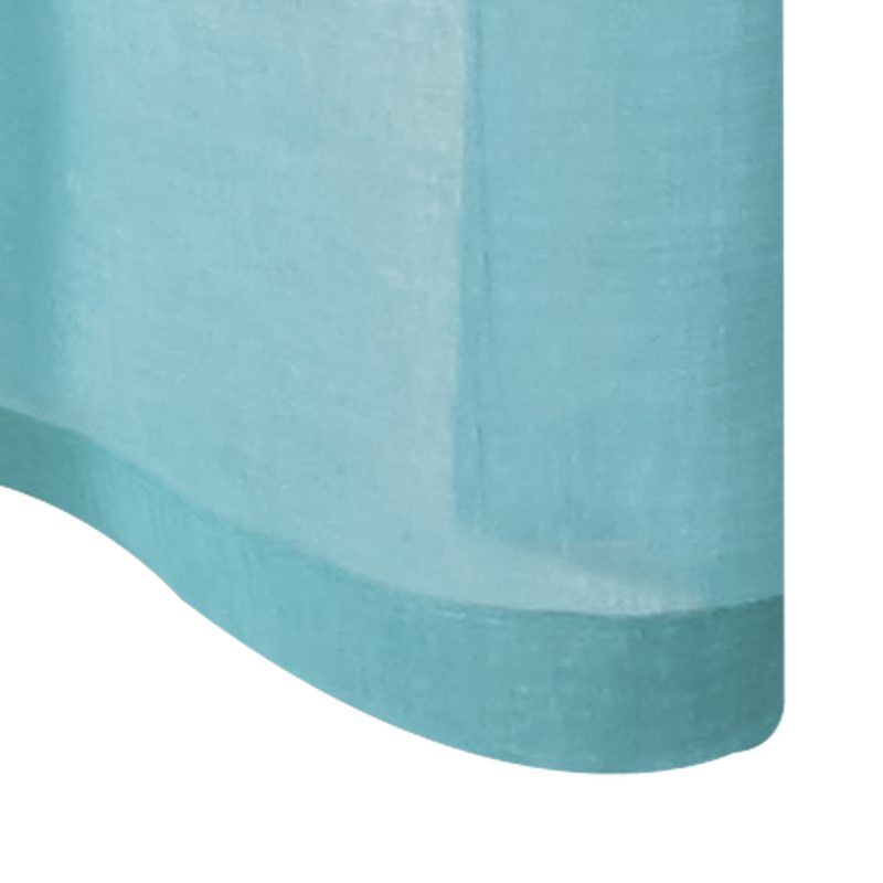 Voilage COLORS coloris bleu glacier 140 x 260 cm