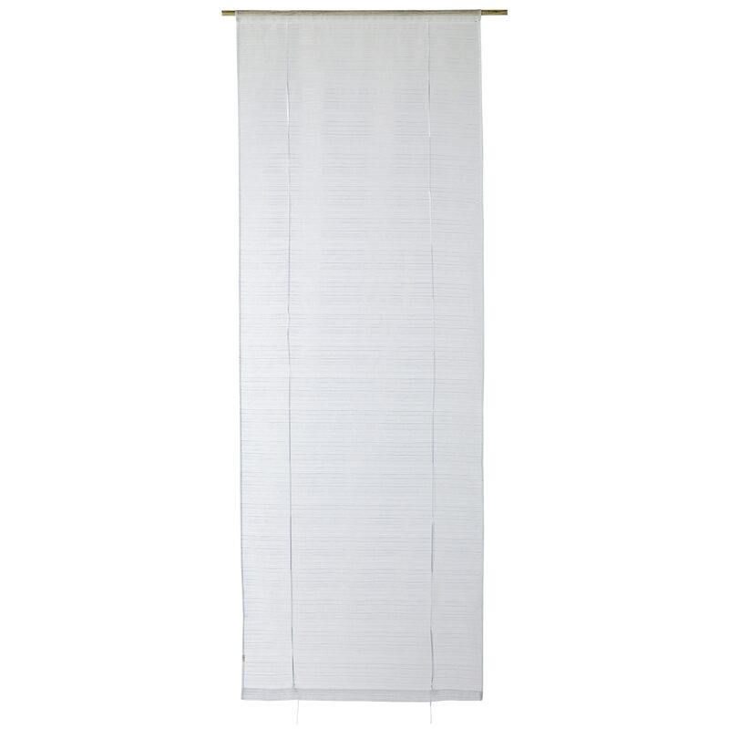 Vitrage LOLA coloris blanc 70 x 200 cm