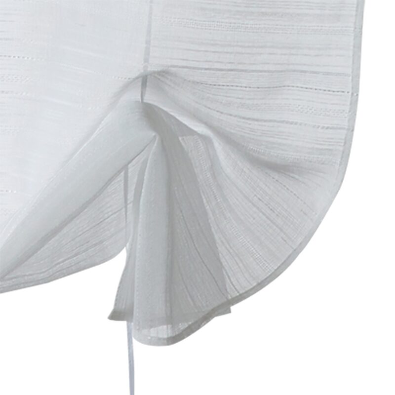 Vitrage LOLA coloris blanc 70 x 200 cm