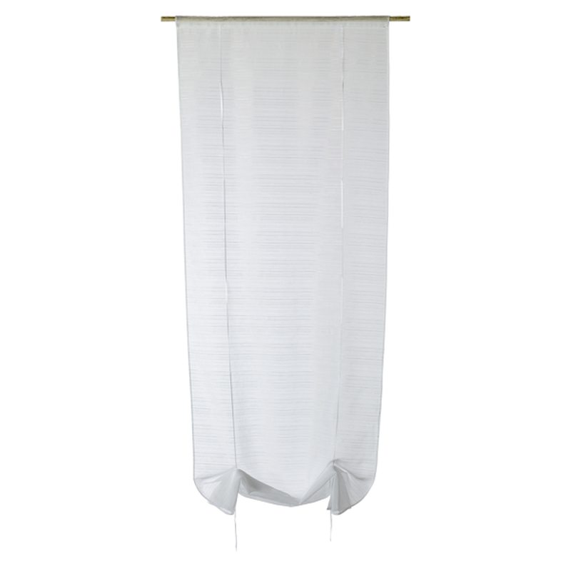 Vitrage LOLA coloris blanc 70 x 200 cm