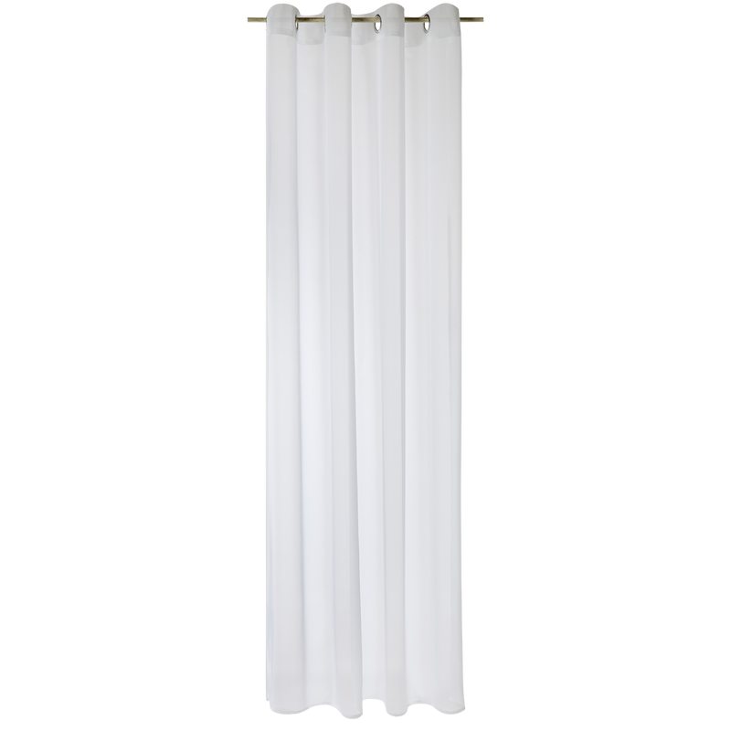 Voilage SIMPLY coloris blanc 140 x 240 cm