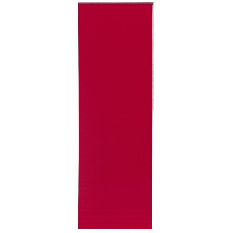 Store enrouleur EASY ROLL OCCULTANT coloris rouge cerise 62 x 170 cm