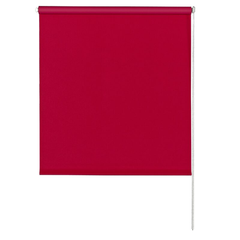 Store enrouleur EASY ROLL OCCULTANT coloris rouge cerise 62 x 170 cm
