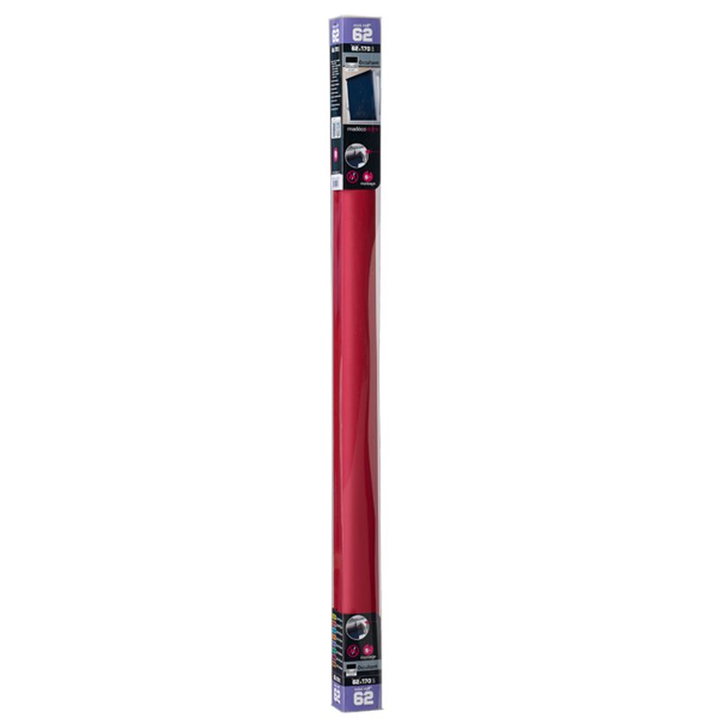 Store enrouleur EASY ROLL OCCULTANT coloris rouge cerise 62 x 170 cm