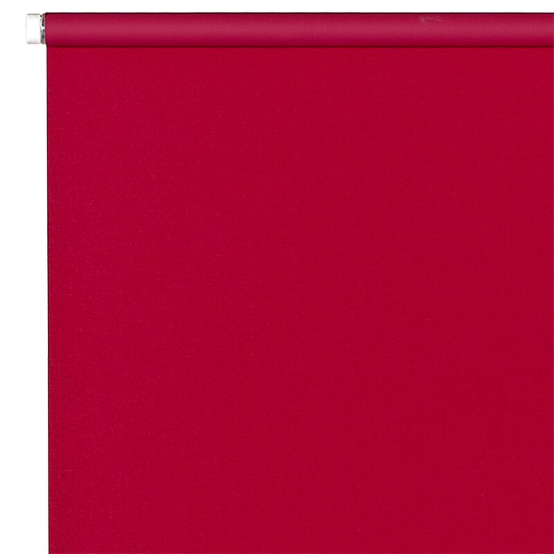 Store enrouleur EASY ROLL OCCULTANT coloris rouge cerise 62 x 170 cm