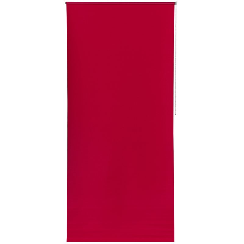 Store enrouleur EASY ROLL OCCULTANT coloris rouge cerise 87 x 170 cm