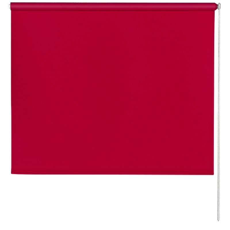 Store enrouleur EASY ROLL OCCULTANT coloris rouge cerise 87 x 170 cm