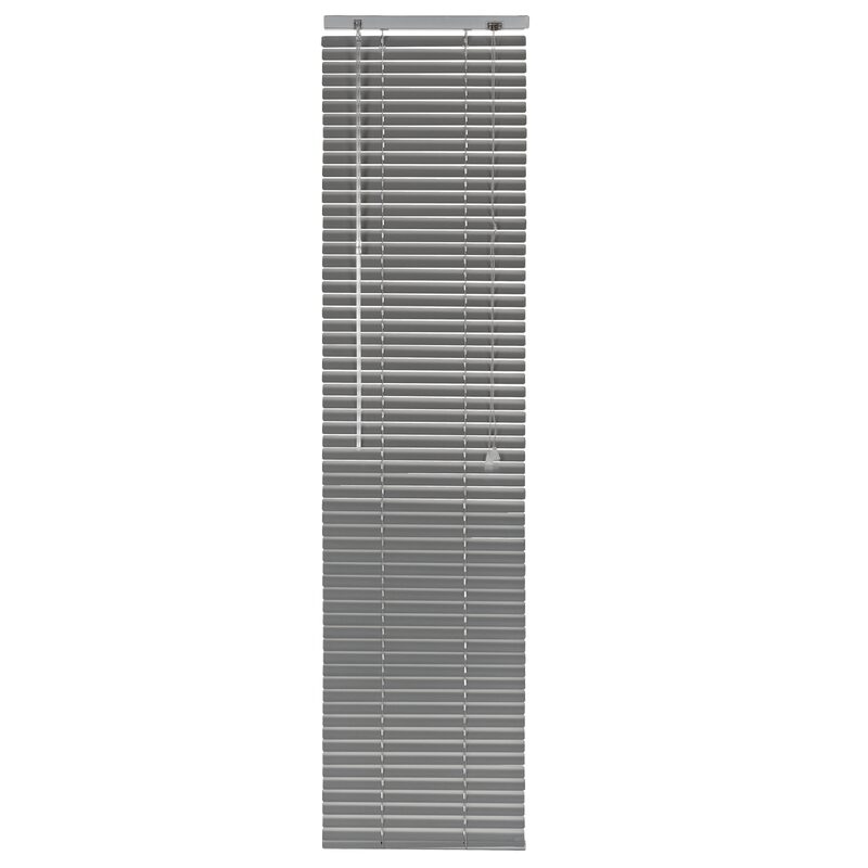 Store vénitien EASY VENITIEN ALUMINIUM coloris gris aluminium 37 x 150 cm