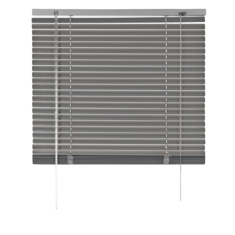 Store vénitien EASY VENITIEN ALUMINIUM coloris gris aluminium 67 x 150 cm