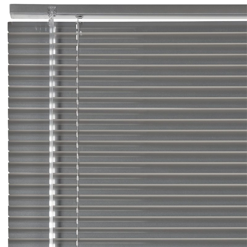 Store vénitien EASY VENITIEN ALUMINIUM coloris gris aluminium 107 x 150 cm