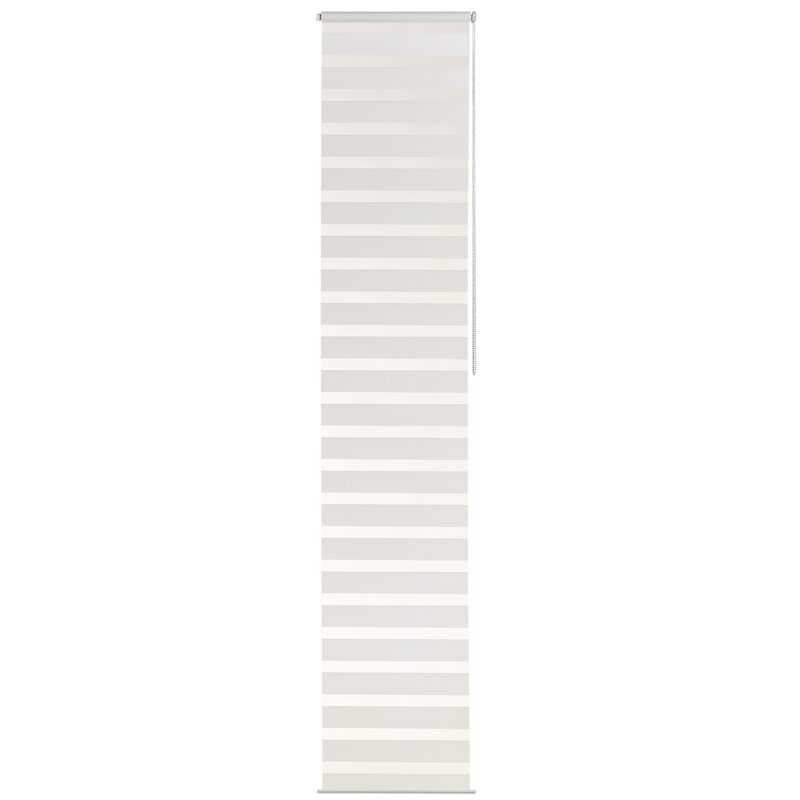 Store jour/nuit EASY ROLL JALOUSY coloris blanc 37 x 150 cm