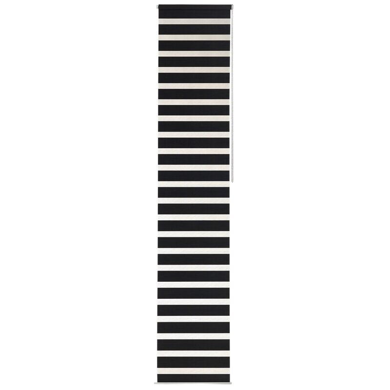 Store jour/nuit EASY ROLL JALOUSY coloris gris anthracite 37 x 150 cm
