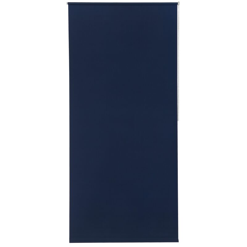 Store enrouleur EASY ROLL OCCULTANT coloris bleu marine 87 x 170 cm