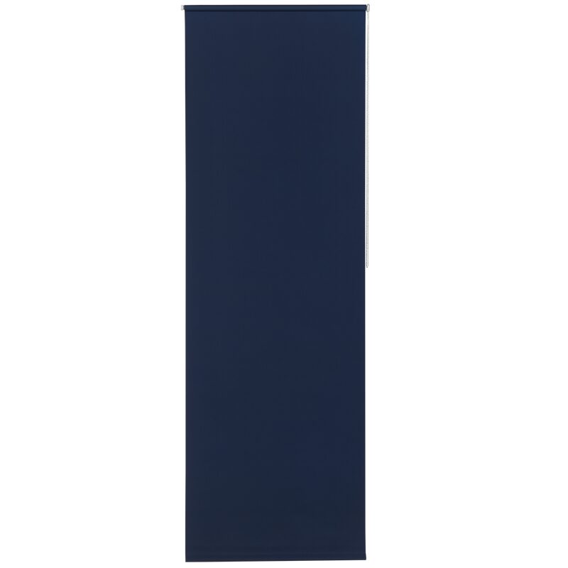Store enrouleur EASY ROLL OCCULTANT coloris bleu marine 62 x 170 cm