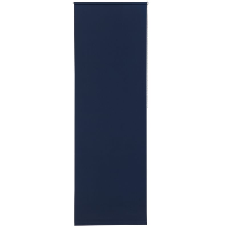 Store enrouleur EASY ROLL OCCULTANT coloris bleu marine 62 x 170 cm
