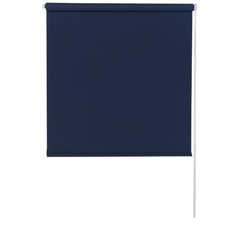 Store enrouleur EASY ROLL OCCULTANT coloris bleu marine 62 x 170 cm