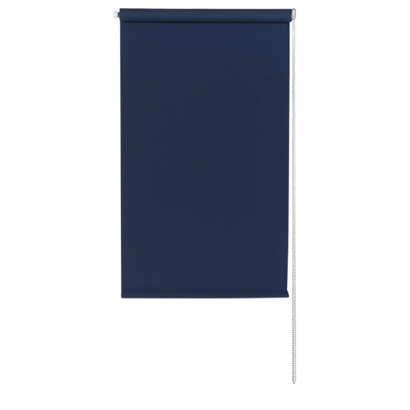 Store enrouleur EASY ROLL OCCULTANT coloris bleu marine 42 x 170 cm