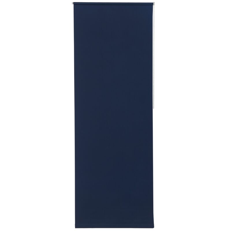 Store enrouleur EASY ROLL OCCULTANT coloris bleu marine 67 x 190 cm