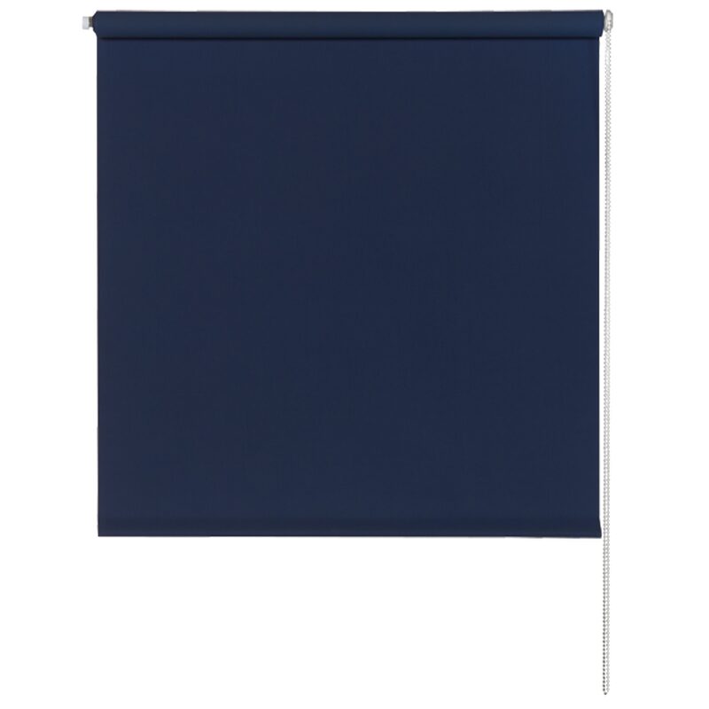 Store enrouleur EASY ROLL OCCULTANT coloris bleu marine 67 x 190 cm