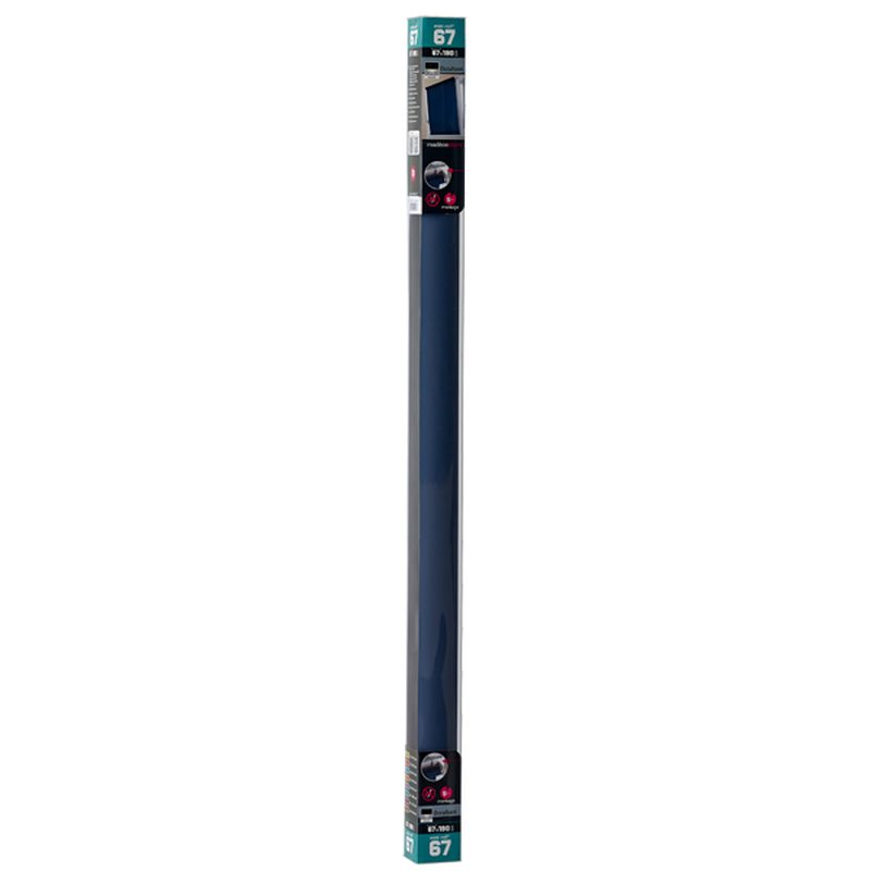 Store enrouleur EASY ROLL OCCULTANT coloris bleu marine 67 x 190 cm