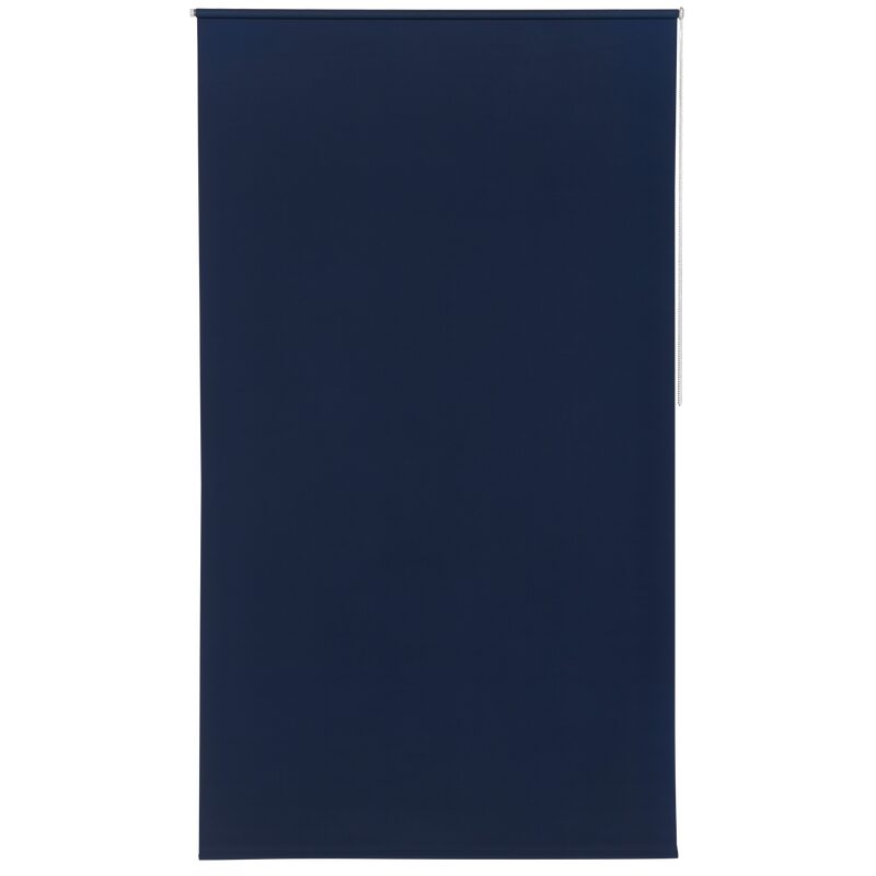 Store enrouleur EASY ROLL OCCULTANT coloris bleu marine 107 x 170 cm