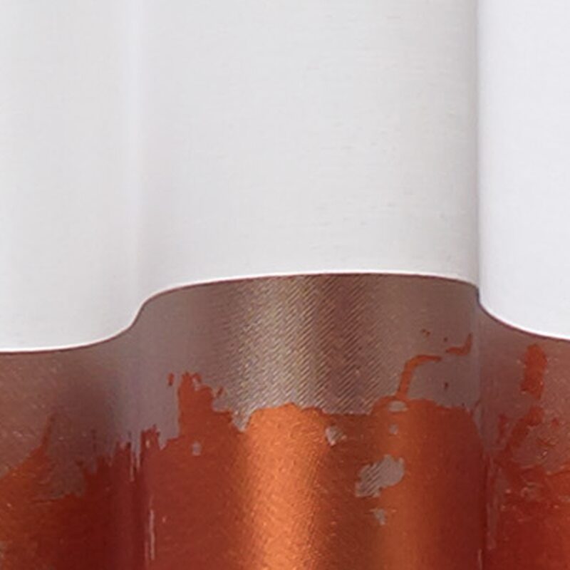 Voilage SIERRA coloris orange rouille 140 x 240 cm