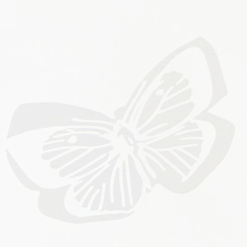 Vitrage FLOREST coloris blanc 60 x 120 cm