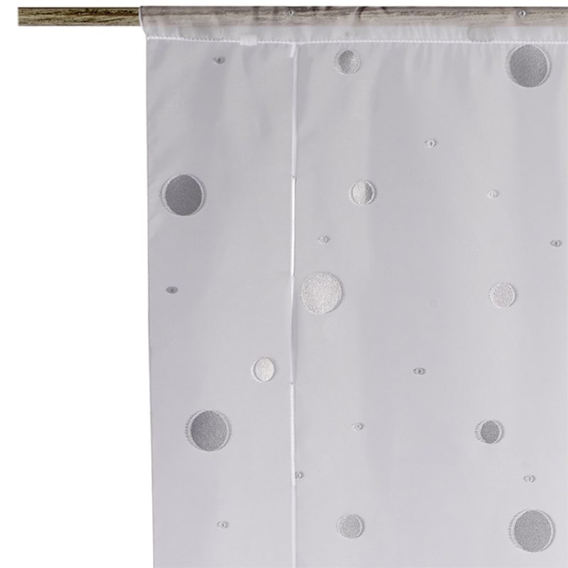 Vitrage LEONIE coloris blanc 70 x 160 cm