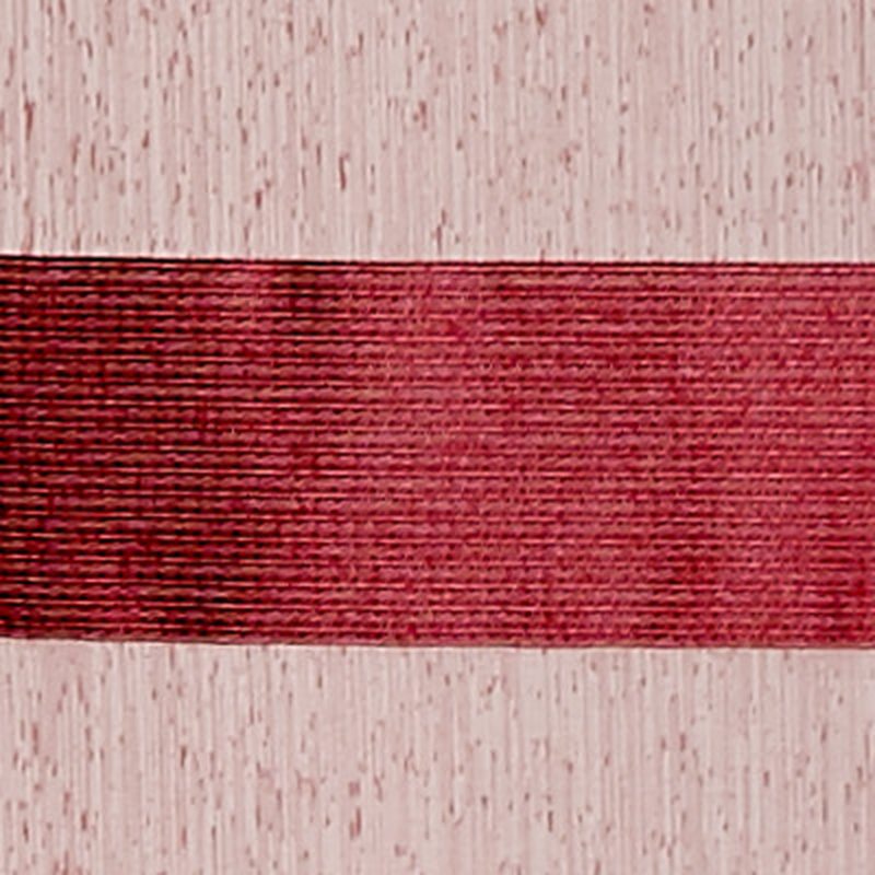 Vitrage AURORE coloris rouge bordeaux 58 x 160 cm