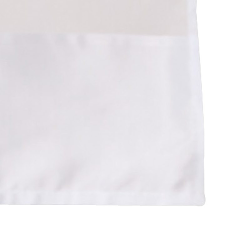 Vitrage AURORE coloris blanc 90 x 210 cm
