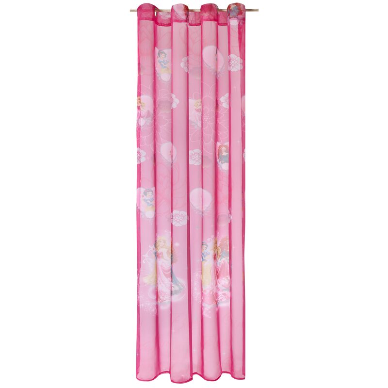 Voilage PRINCESSE coloris fuchsia 145 x 245 cm