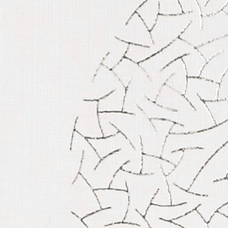 Vitrage ESSENTIEL coloris blanc 60 x 120 cm