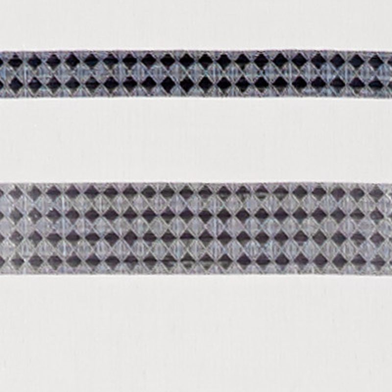 Vitrage ELEONORE coloris blanc 58 x 120 cm
