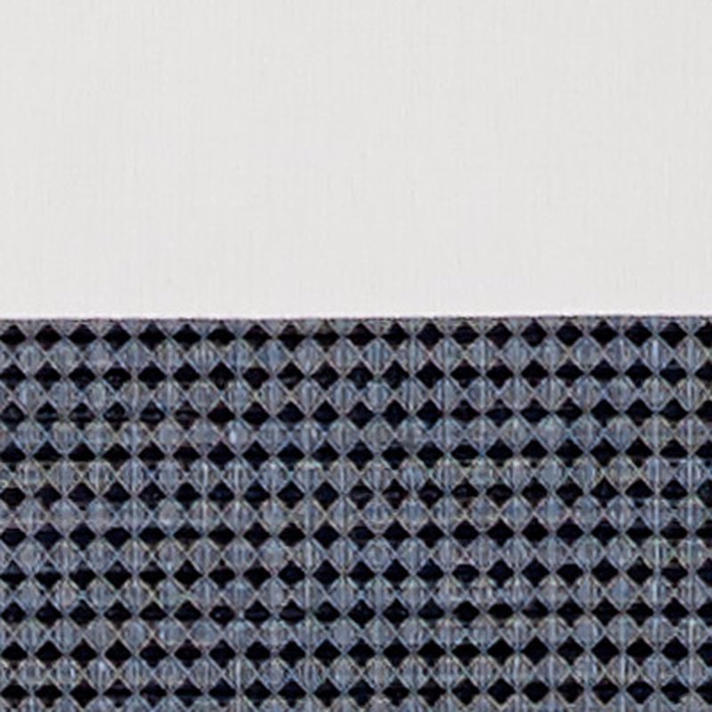 Vitrage ELEONORE coloris blanc 58 x 120 cm