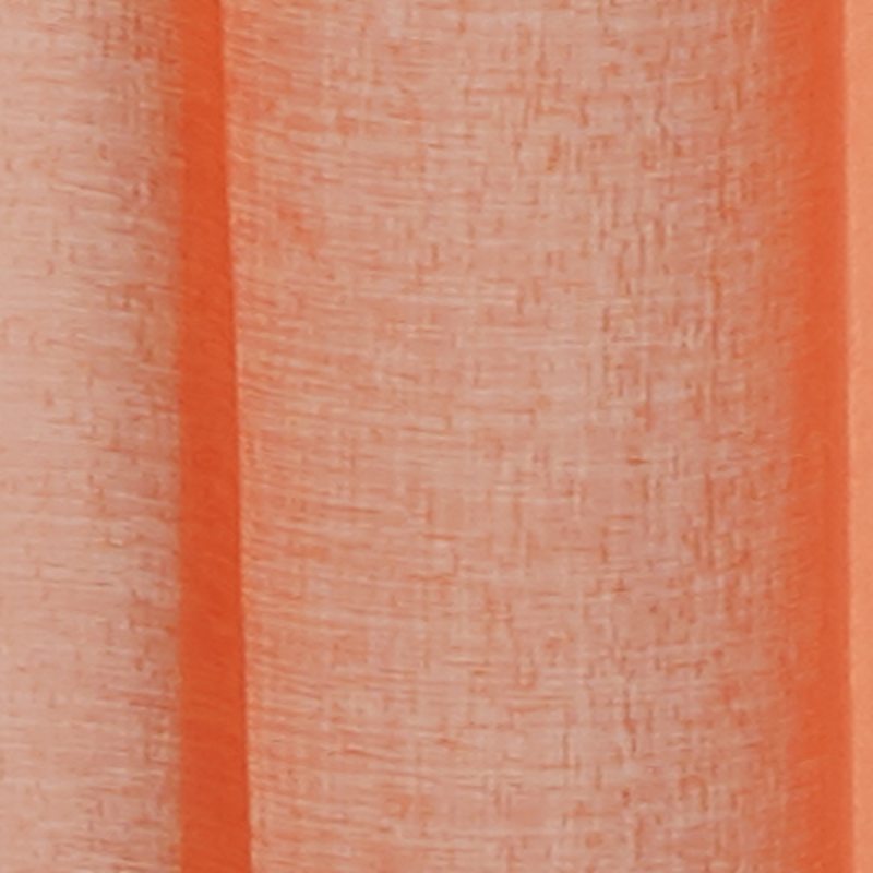 Voilage COLORS coloris orange mandarine 140 x 260 cm