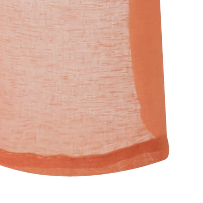 Voilage COLORS coloris orange mandarine 140 x 260 cm