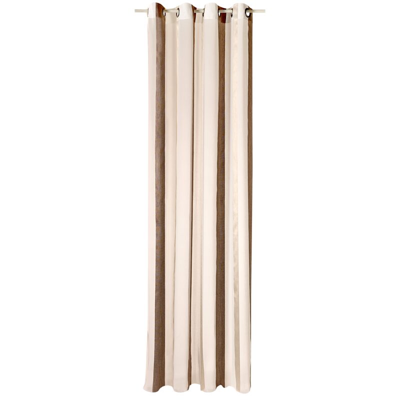 Voilage THEODORE coloris sable beige 140 x 260 cm