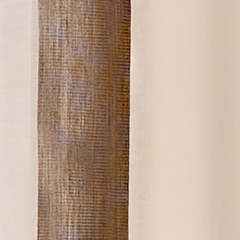 Voilage THEODORE coloris sable beige 140 x 260 cm