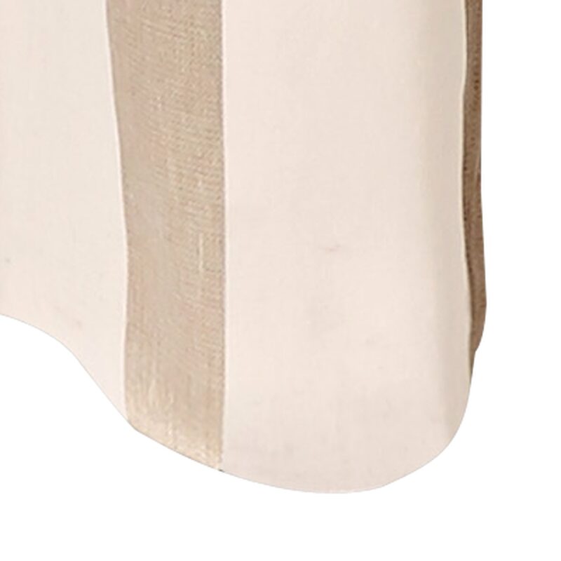 Voilage THEODORE coloris sable beige 140 x 260 cm