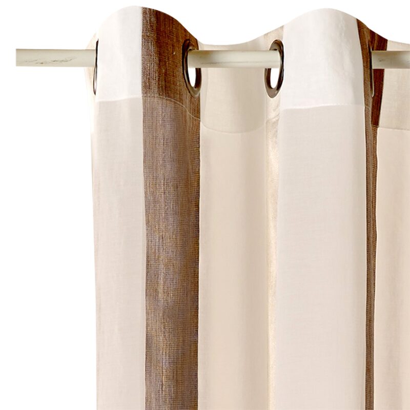 Voilage THEODORE coloris sable beige 140 x 260 cm