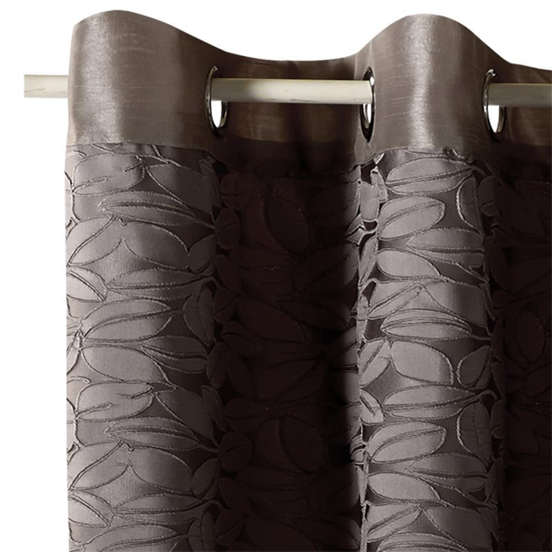 Voilage PAULA coloris taupe 140 x 240 cm