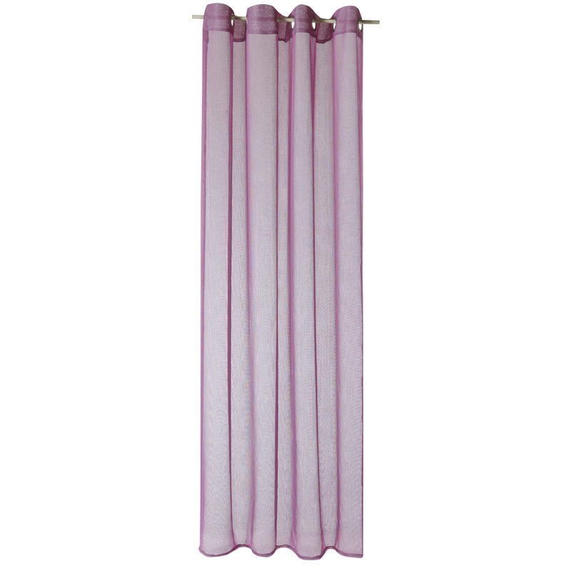 Voilage ELEGANCIA coloris prune 140 x 240 cm