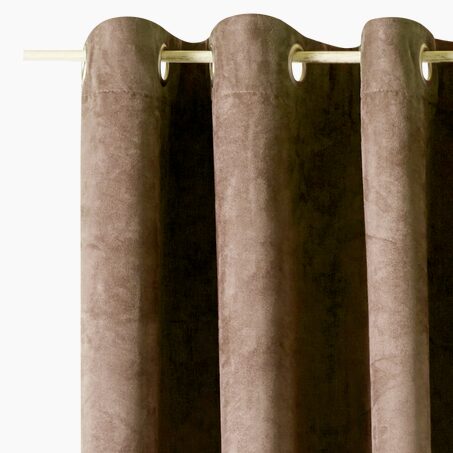 Rideau VELVET coloris chamois 140 x 260 cm