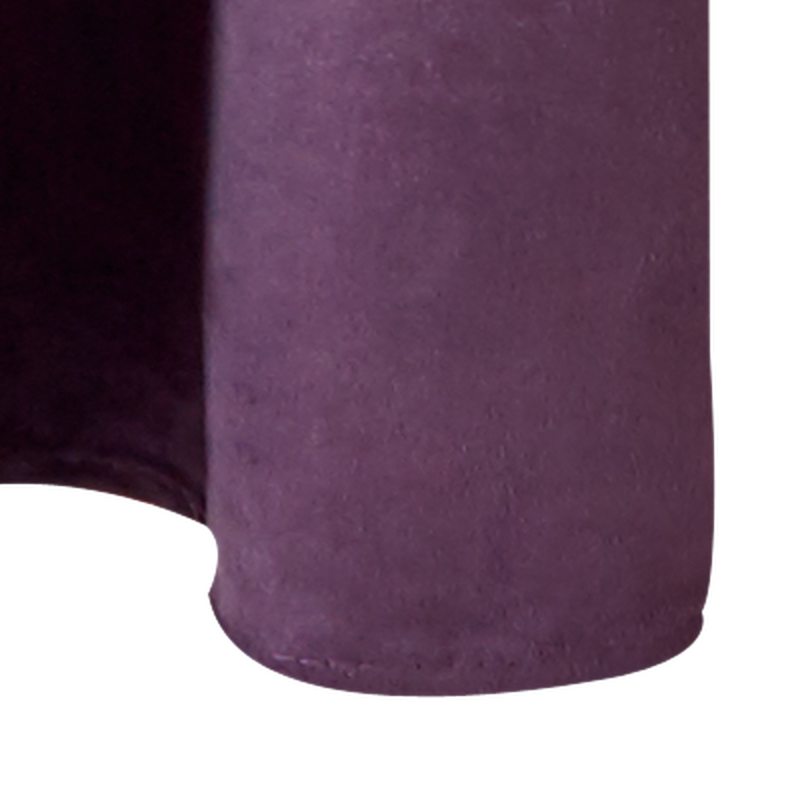Rideau VELVET coloris aubergine 140 x 260 cm