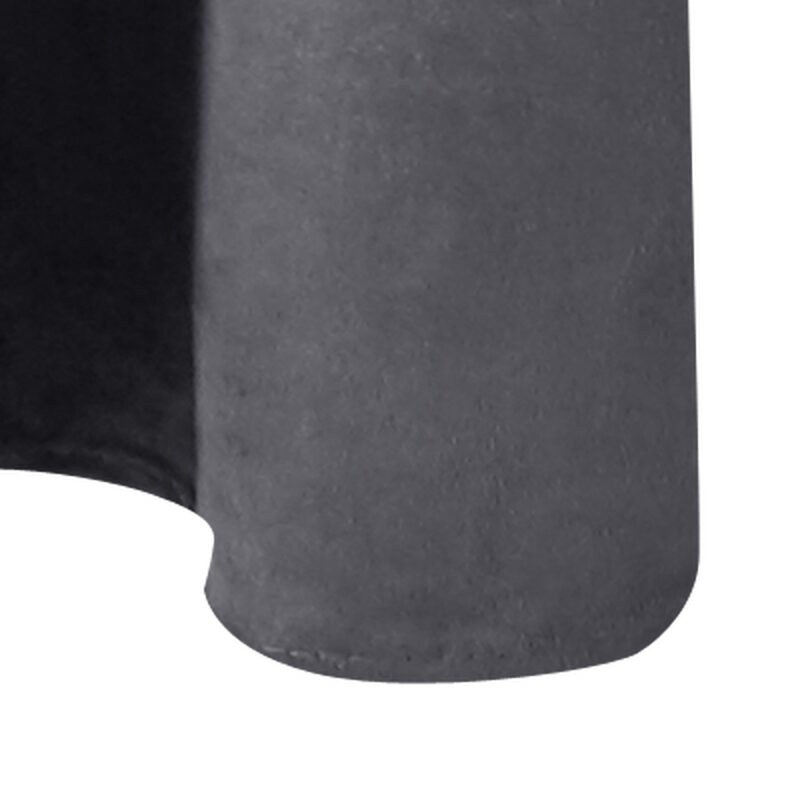 Rideau VELVET coloris gris anthracite 140 x 260 cm