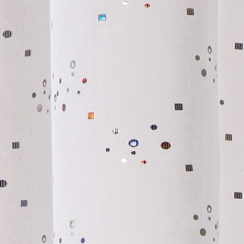 Voilage STRASS coloris blanc 140 x 240 cm
