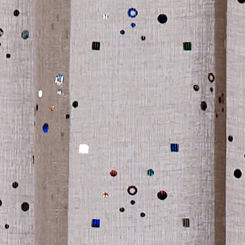 Voilage STRASS coloris lin 140 x 240 cm