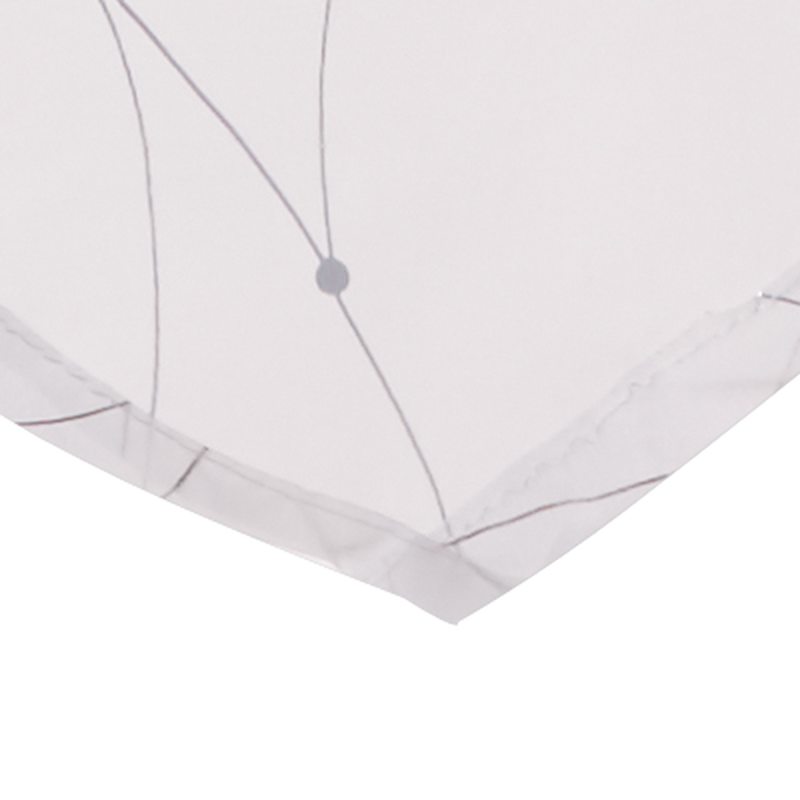 Vitrage PLATINIUM coloris blanc 60 x 160 cm