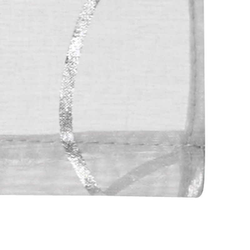 Vitrage VERTUOSE coloris gris perle 70 x 130 cm
